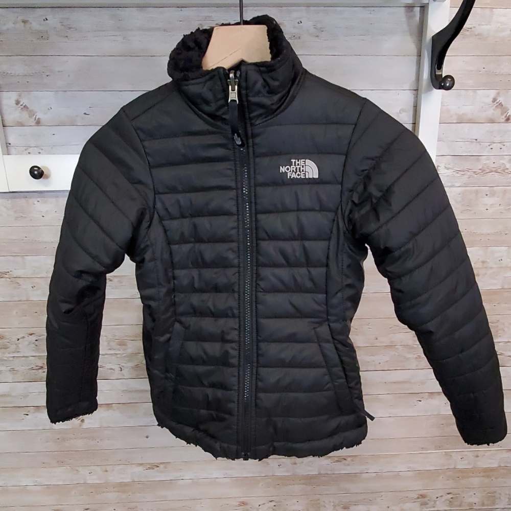 The North Face reversible puffer jacket w/ fleece